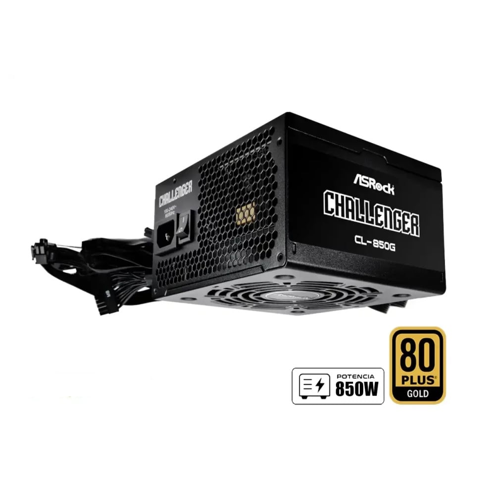 FUENTE DE PODER ASROCK CHALLENGER 850W 80 PLUS GOLD ATX CL-850G - 1