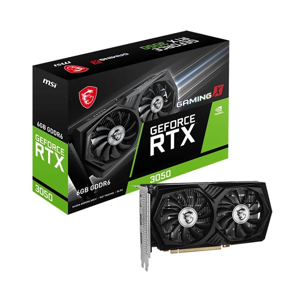 TARJETA DE VIDEO MSI GEFORCE RTX 3050 LP 6G OC 6GB GDDR6 PCIE 4.0 - 1