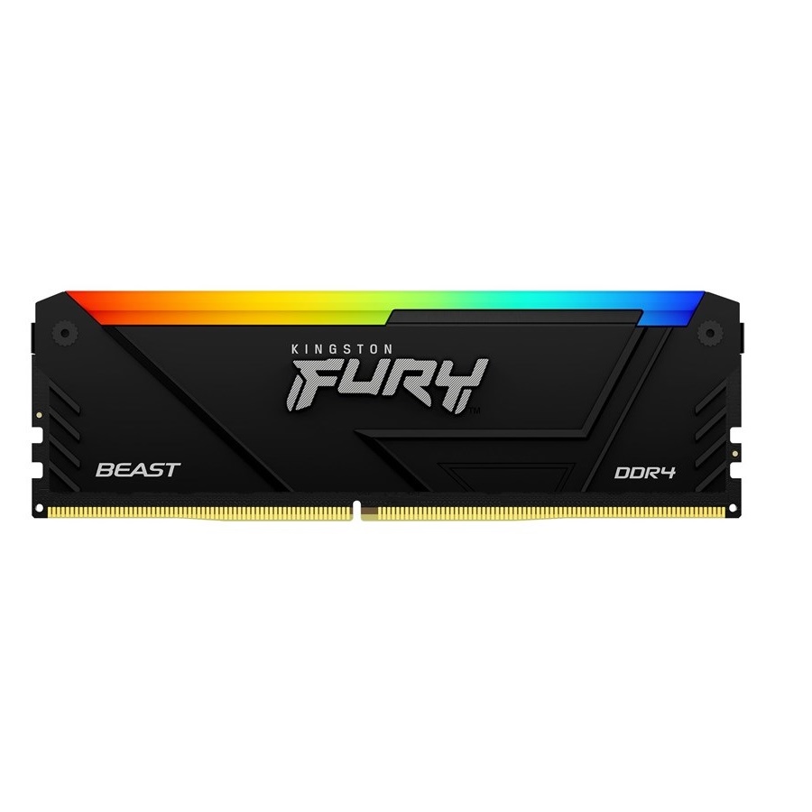 MEMORIA RAM KINGSTON FURY BEAST RGB 16GB DDR4 3600MHZ PC4-28800 CL18 - 3