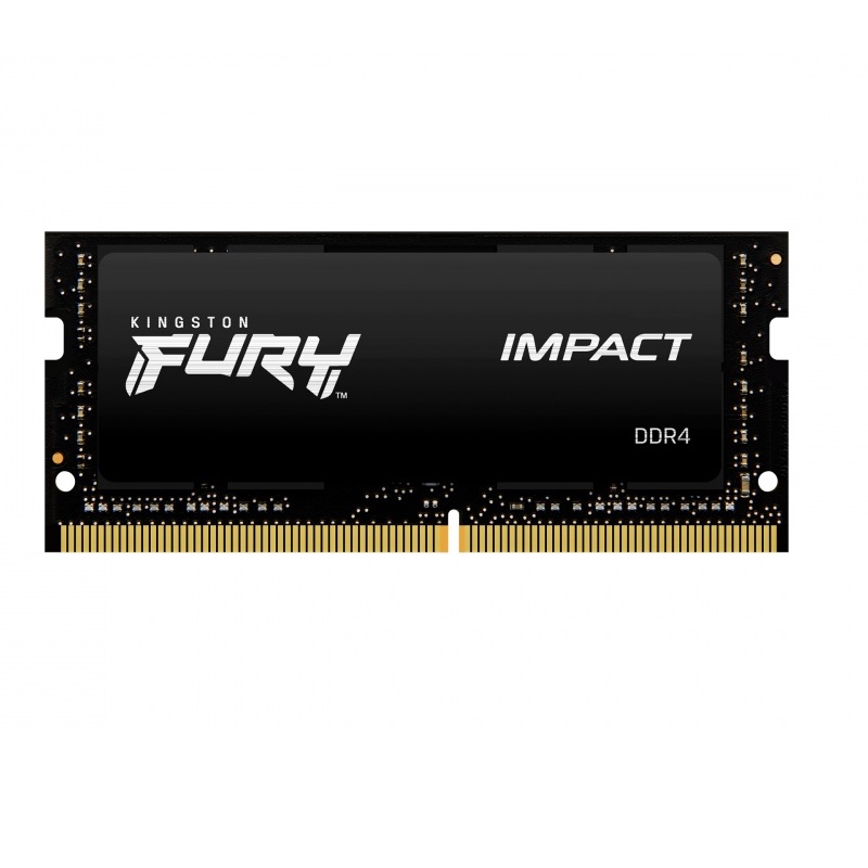 MEMORIA RAM KINGSTON FURY IMPACT 8GB DDR4 3200MHZ SODIMM CL20 PC4-25600 NEGRO - 1