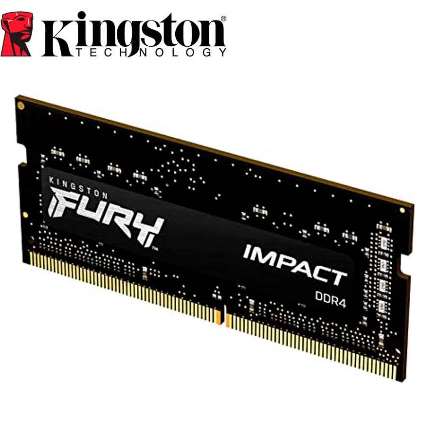 MEMORIA RAM KINGSTON FURY IMPACT 8GB DDR4 3200MHZ SODIMM CL20 PC4-25600 NEGRO - 3