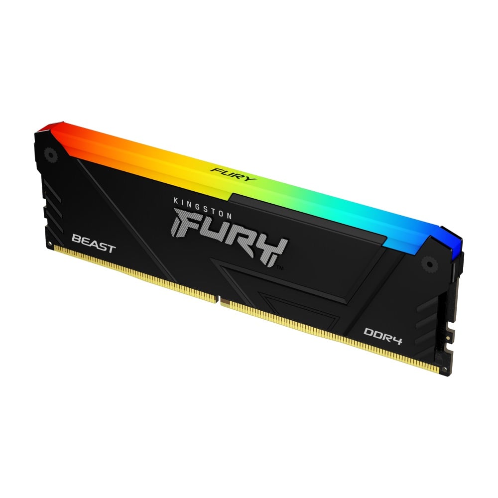 MEMORIA RAM KINGSTON FURY BEAST RGB 16GB DDR4 3200 MHZ KF432C16BB2A/16 - 1