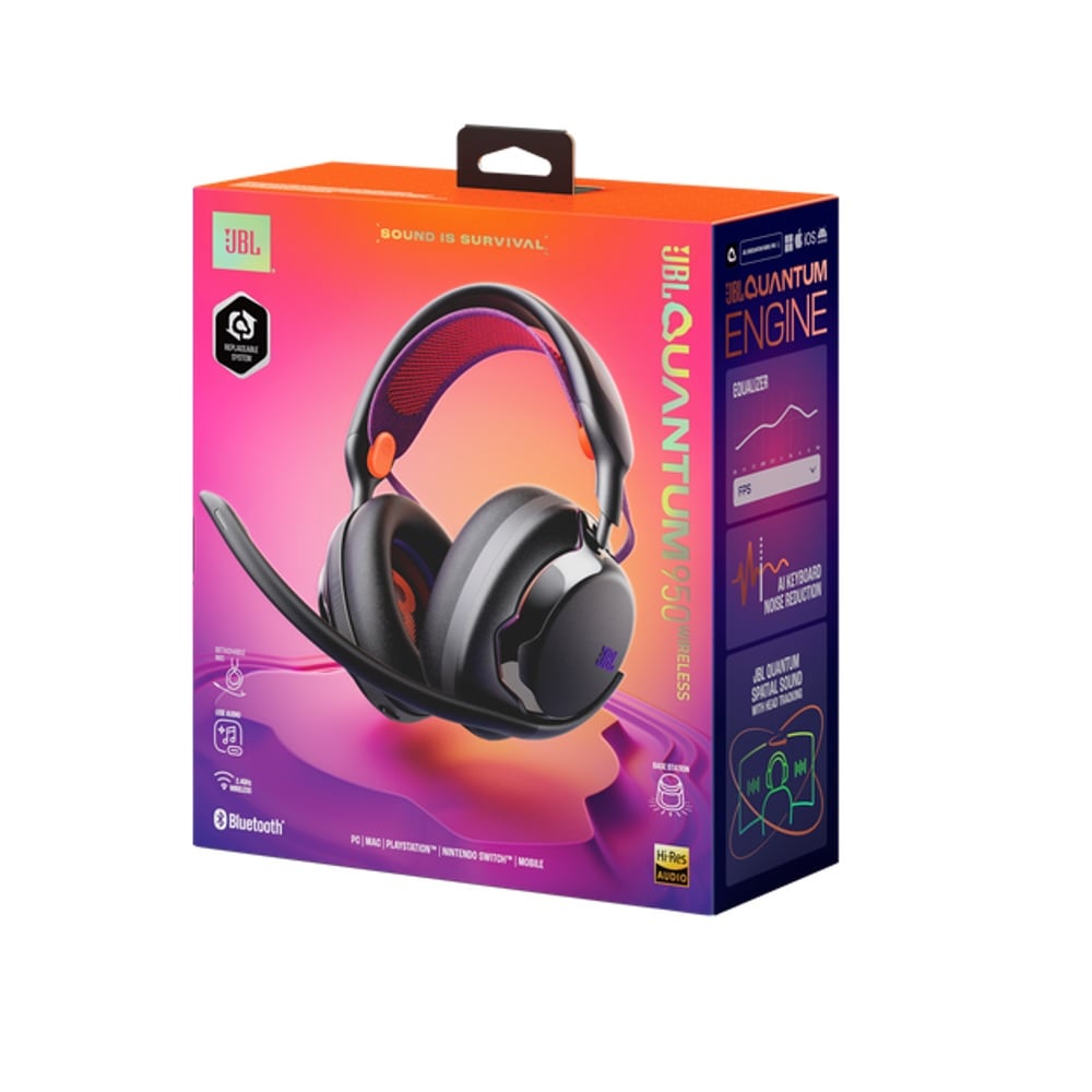 AUDIFONOS JBL 950 GAMING NEGRO BLUETOOTH OVER EAR JBLQTUM950BLK - 6