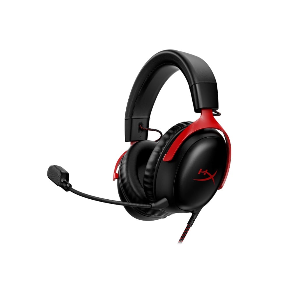 AUDIFONOS HYPERX CLOUD 3 CABLEADO USB NEGRO/ROJO OVER EAR PS5 XBOX 727A9AA - 1