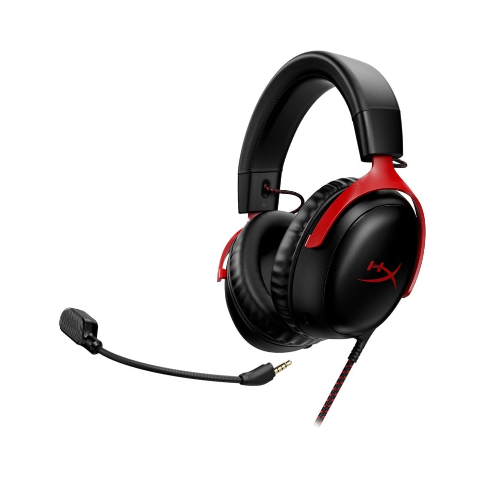 AUDIFONOS HYPERX CLOUD 3 CABLEADO USB NEGRO/ROJO OVER EAR PS5 XBOX 727A9AA - 3