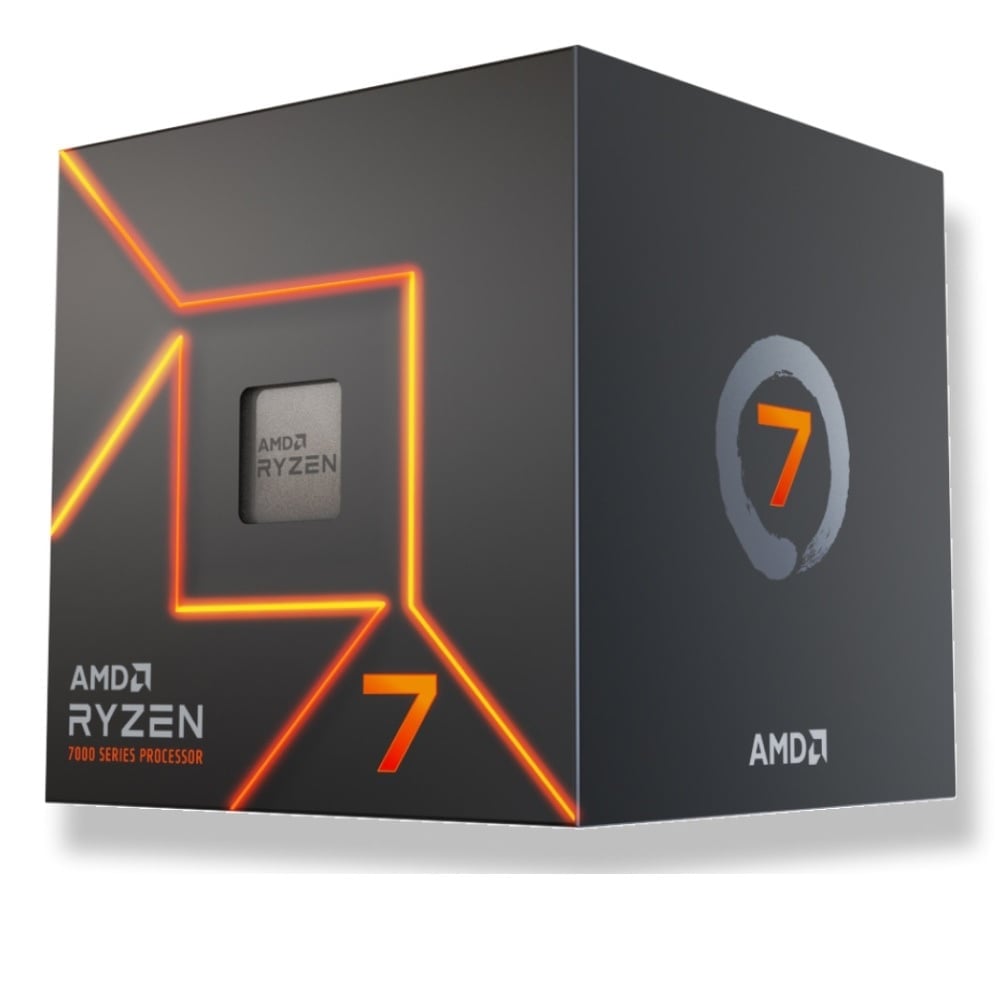 PROCESADOR AMD RYZEN 7 7700 5.30GHZ CACHE 32MB AM5 CON DISIPADOR 100-100000592SBX - 1