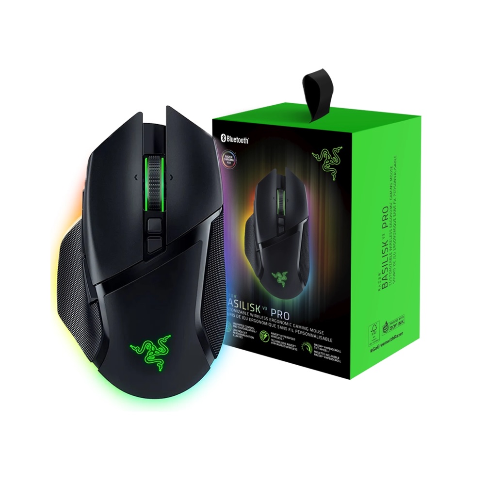 MOUSE RAZER BASILISK V3 PRO GAMING RGB BLUETOOTH NEGRO RZ01-04620100-R3U1 - 5