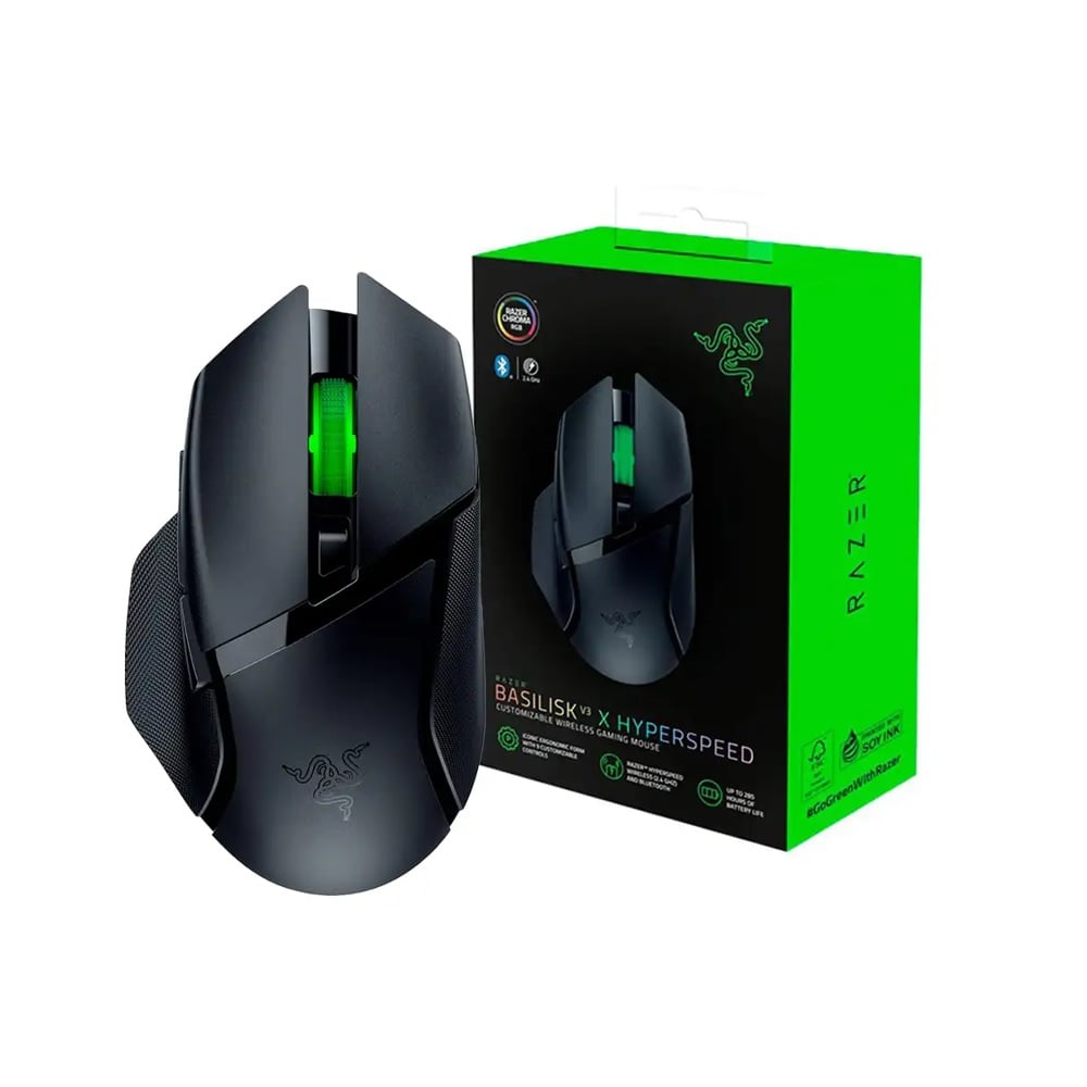 MOUSE RAZER BASILISK V3 X HYPERSPEED BLUETOOTH NEGRO RGB RZ01-04870100-R3U1 - 5