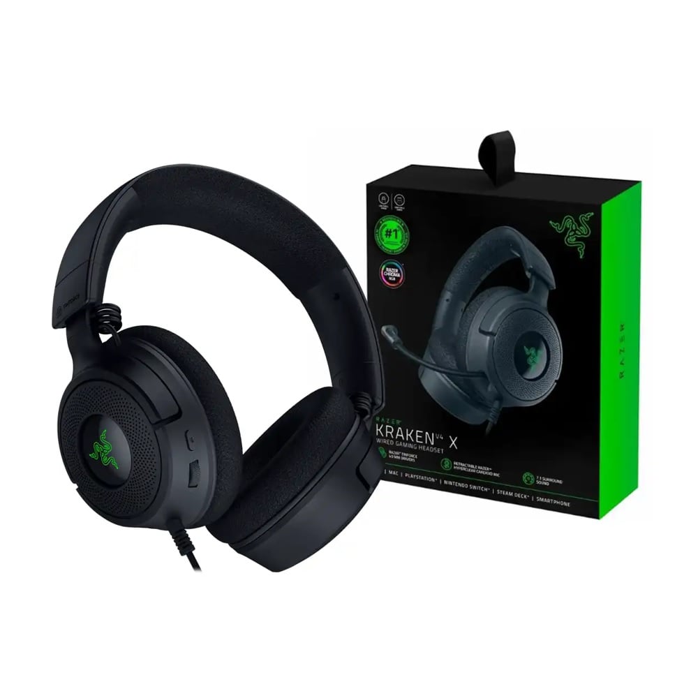 AUDIFONOS RAZER KRAKEN V4X RGB BLUETOOTH NEGRO OVEREAR RZ04-05180100-R3U1 - 5