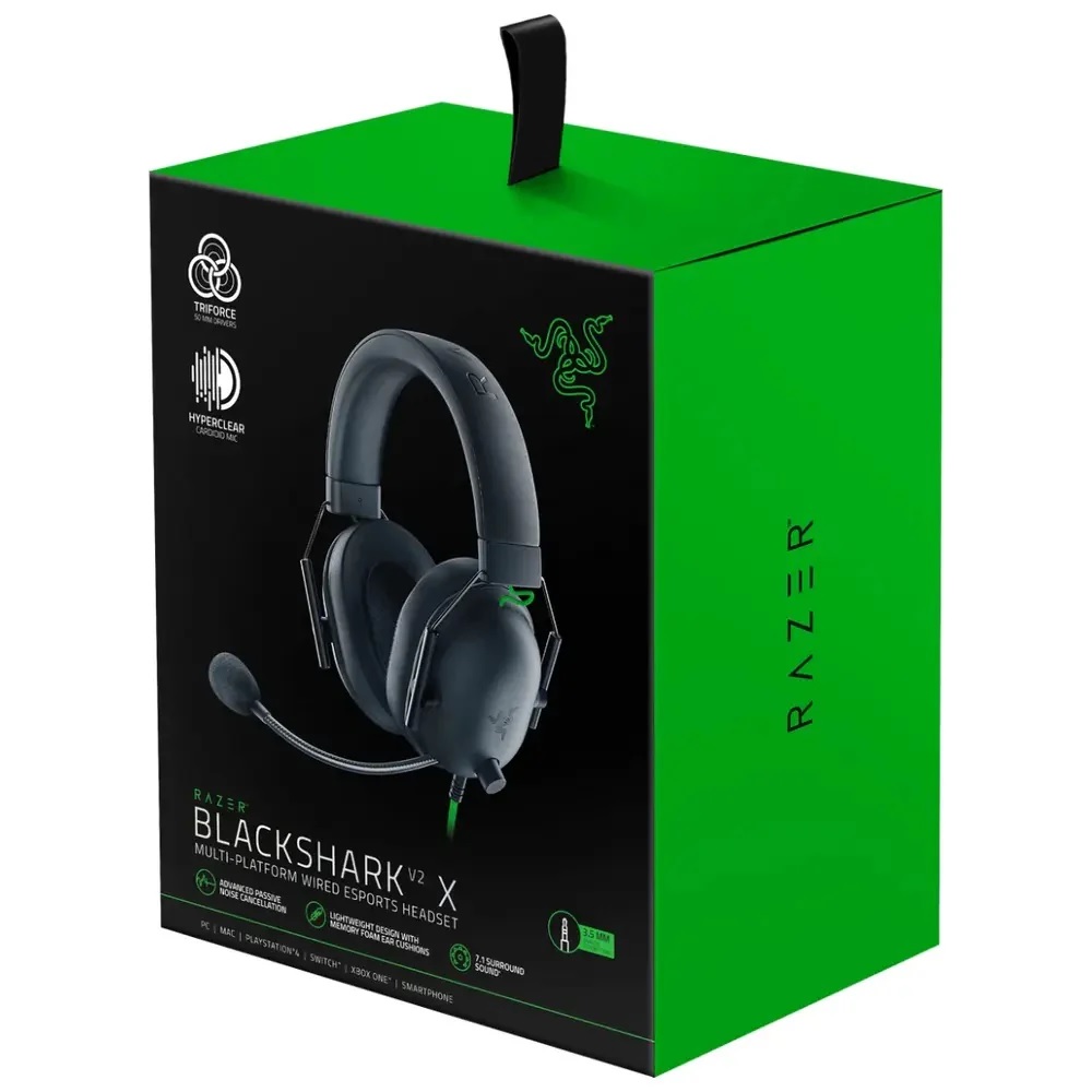 AUDIFONOS RAZER BLACKSHARK V2X CABLEADO NEGRO OVEREAR RZ04-03240100-R3U1 - 6