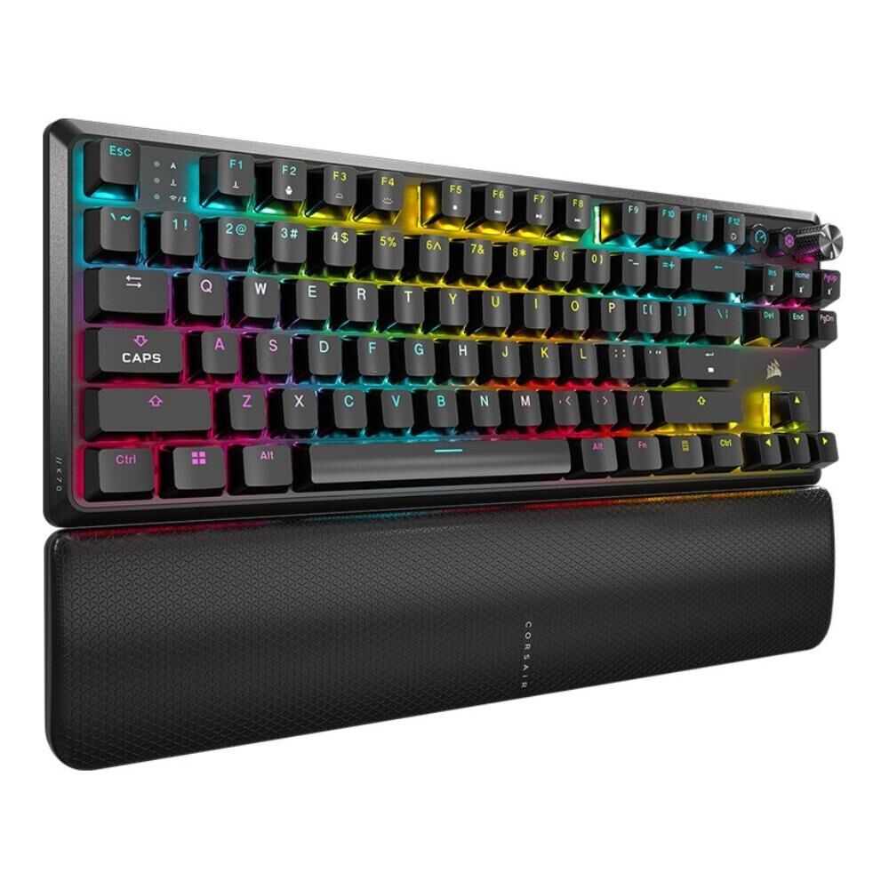 TECLADO MECANICO CORSAIR K70 CORE TKL WIRELESS RGB NEGRO REPOSAMUÑECAS 1000HZ - 2
