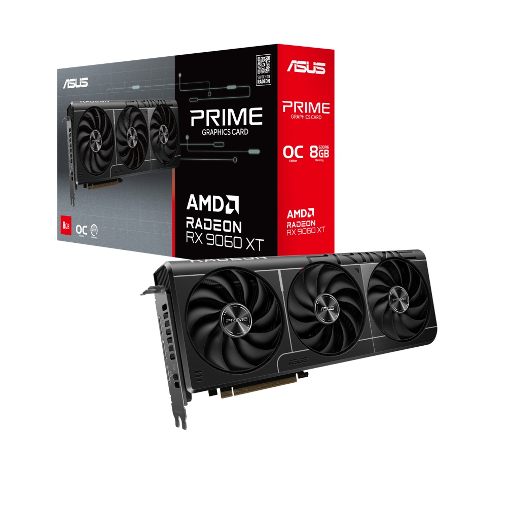 TARJETA DE VIDEO ASUS PRIME RADEON RX9060XT-O8G 8GB GDDR6 PCIE 5.0 - 4