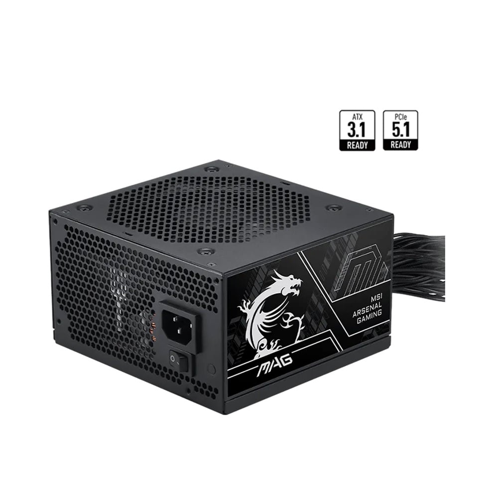 FUENTE DE PODER MSI MAG A750BN PCIE5 III 750W NEGRO 80 PLUS BRONZE ATX - 2