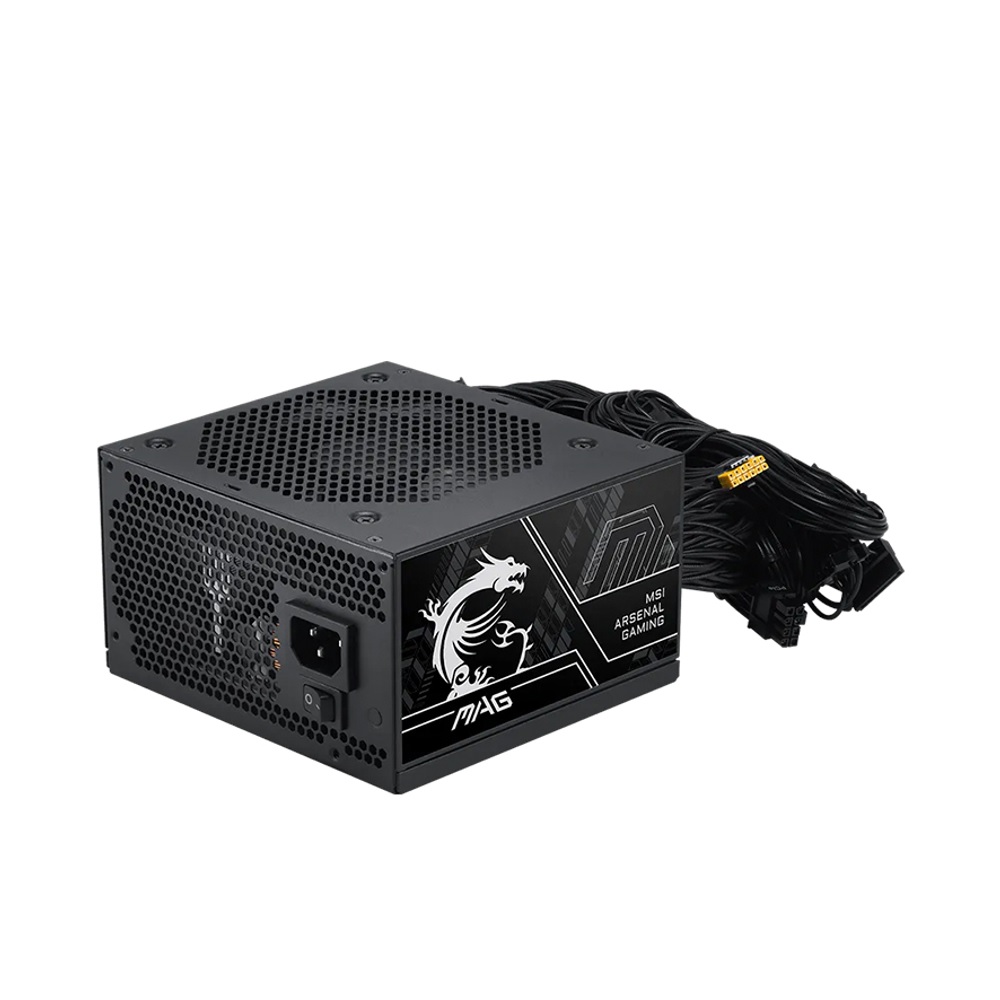 FUENTE DE PODER MSI MAG A750BN PCIE5 III 750W NEGRO 80 PLUS BRONZE ATX - 4