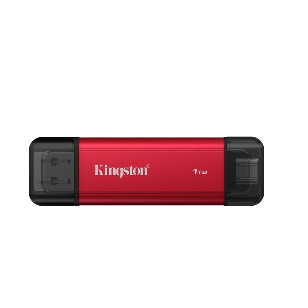 UNIDAD DE ESTADO SOLIDO DUAL PORTABLE KINGSTON 1TB ROJO USB-A USB-C SPSD/1TB - 1
