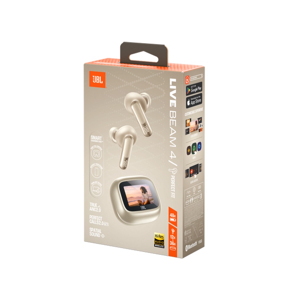 AUDIFONOS JBL LIVE BEAM 4 SAND BLUETOOTH PANTALLA INTUITIVA IN EAR JBLLIVEBEAM4CPGAM - 8