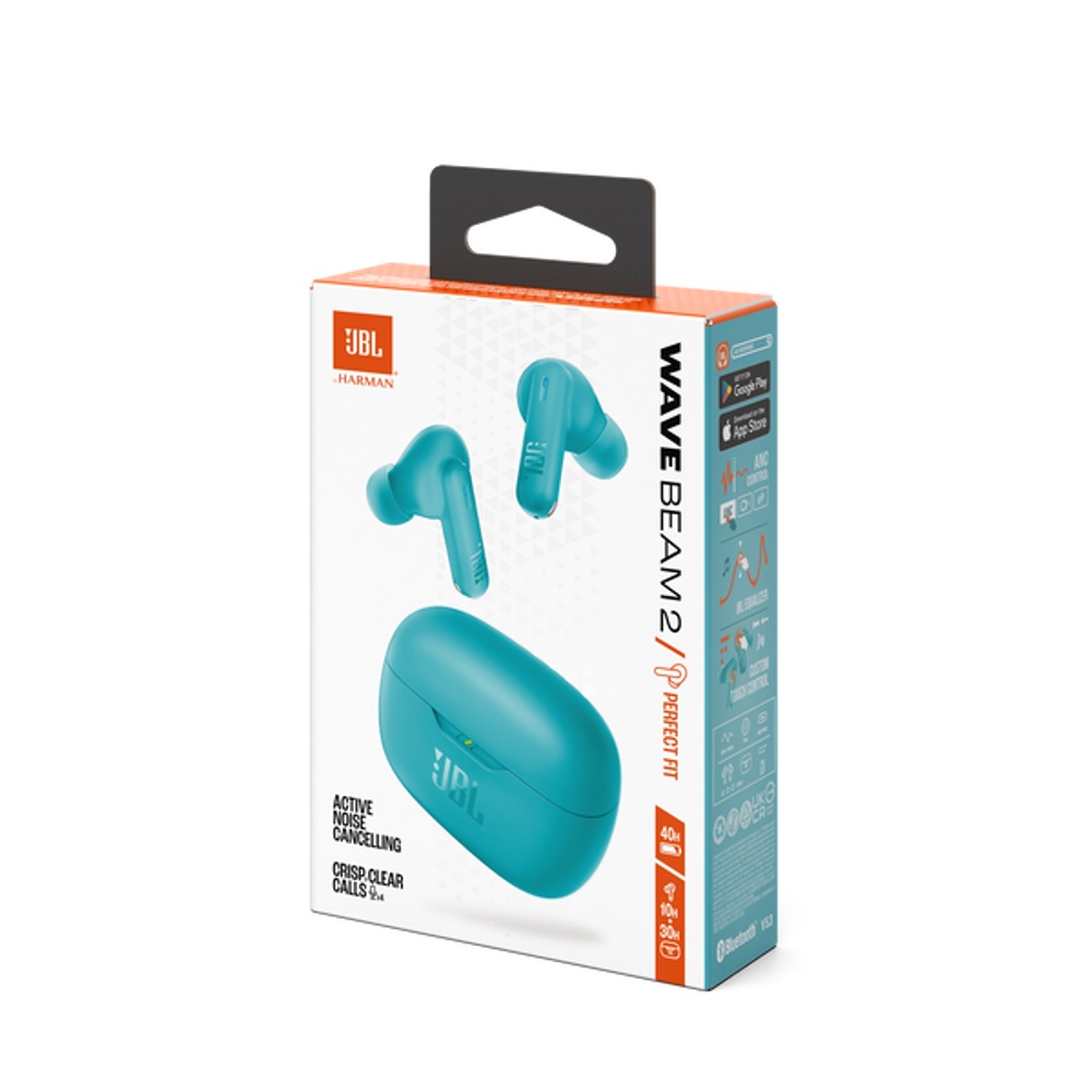 AUDIFONOS JBL WAVE BEAM 2 BLUETOOTH AZUL CANCELACION DE RUIDO JBLWBEAM2BLU - 8