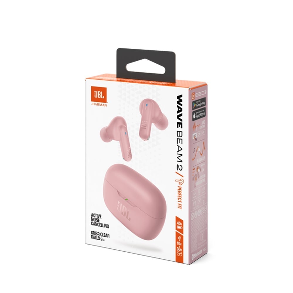AUDIFONOS JBL WAVE BEAM 2 BLUETOOTH ROSADO CANCELACION DE RUIDO JBLWBEAM2PIK - 1