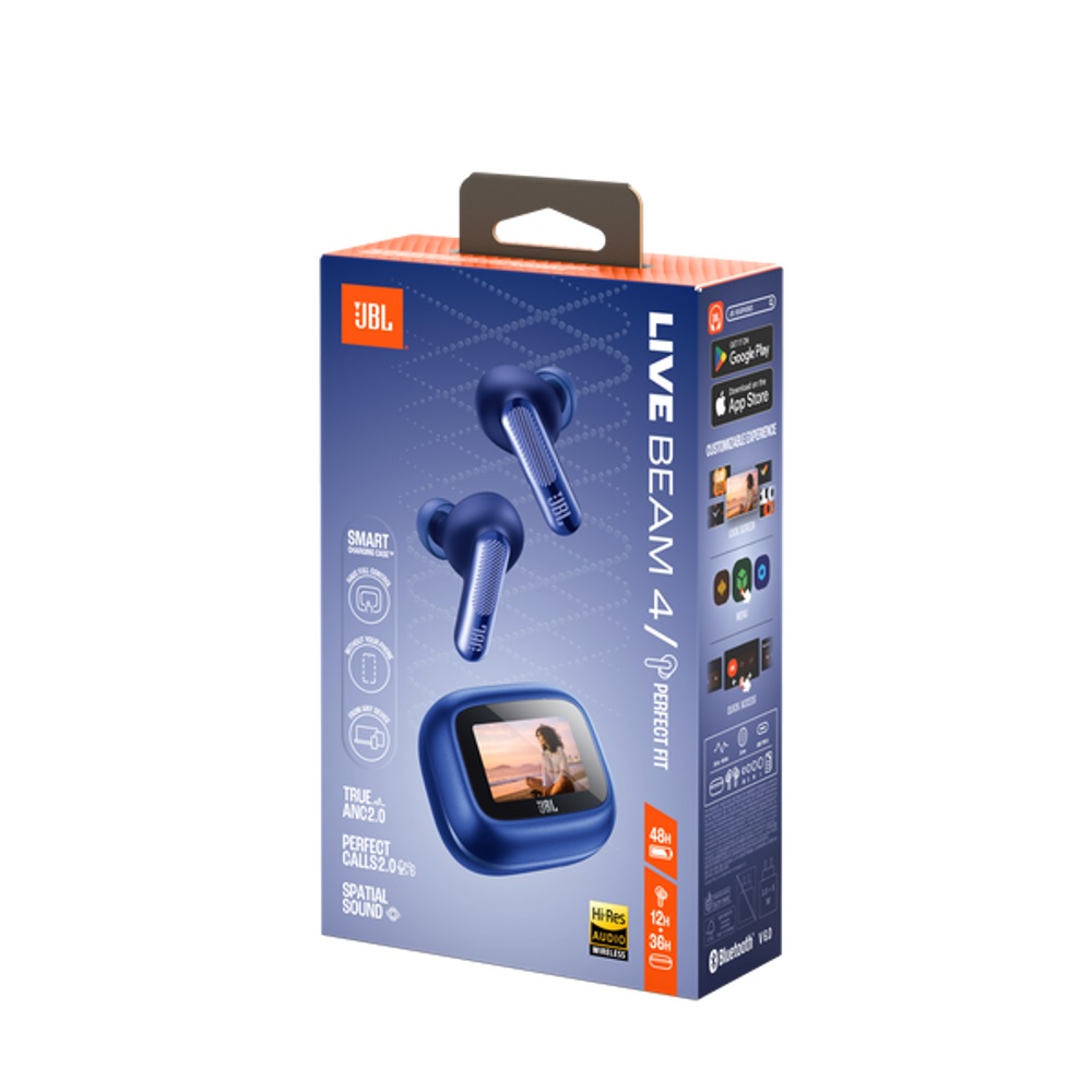 AUDIFONOS JBL LIVE BEAM 4 AZUL BLUETOOTH PANTALLA INTUITIVA IN EAR JBLLIVEBEAM4BLUAM - 8