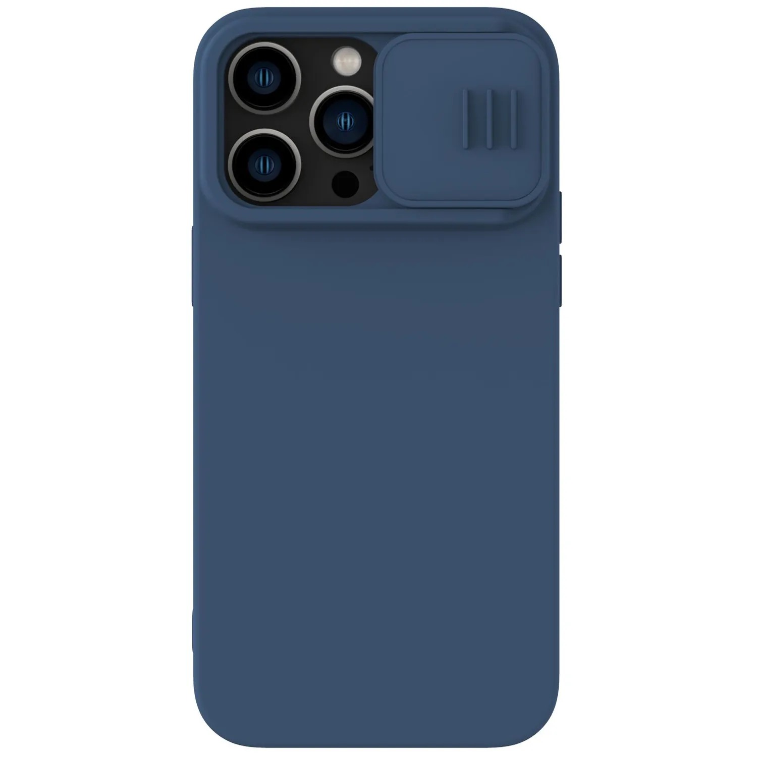 CASE NILLKIN SILICONE BLUE - IPHONE 14 PRO MAX (MAGSAFE) - 2