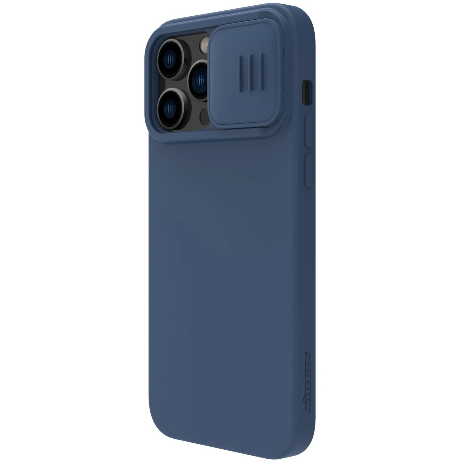 CASE NILLKIN SILICONE BLUE - IPHONE 14 PRO MAX (MAGSAFE) - 3