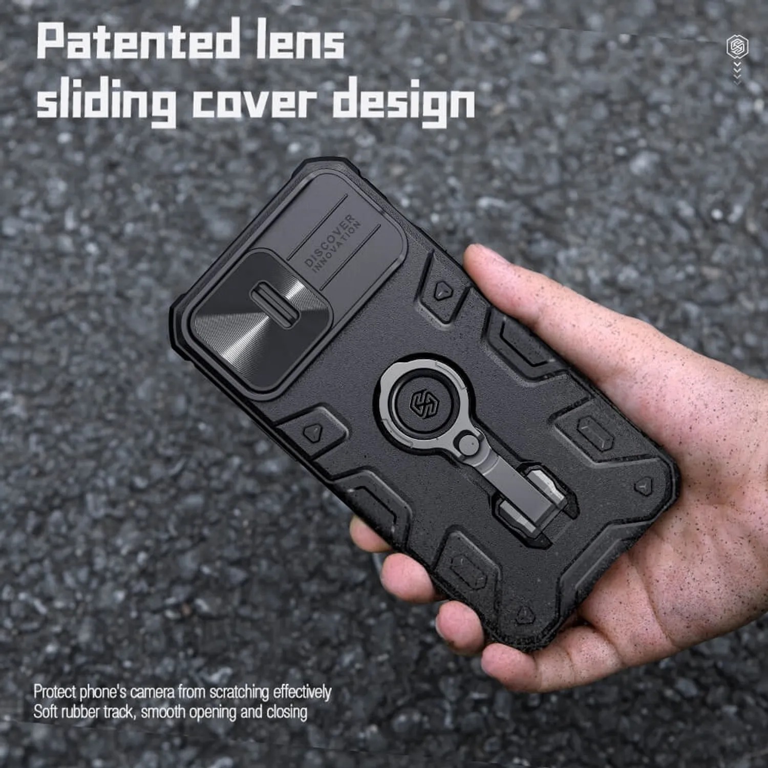 CASE NILLKIN ARMOR BLACK - IPHONE 14 PRO MAX - 3