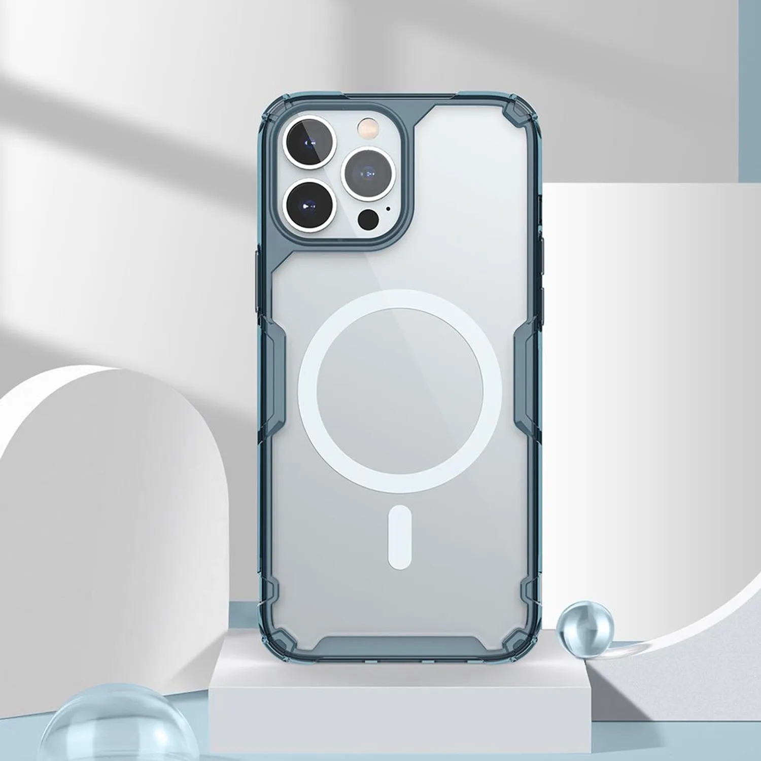 CASE NILLKIN NATURE BLUE - IPHONE 14 PRO MAX (MAGSAFE) - 6