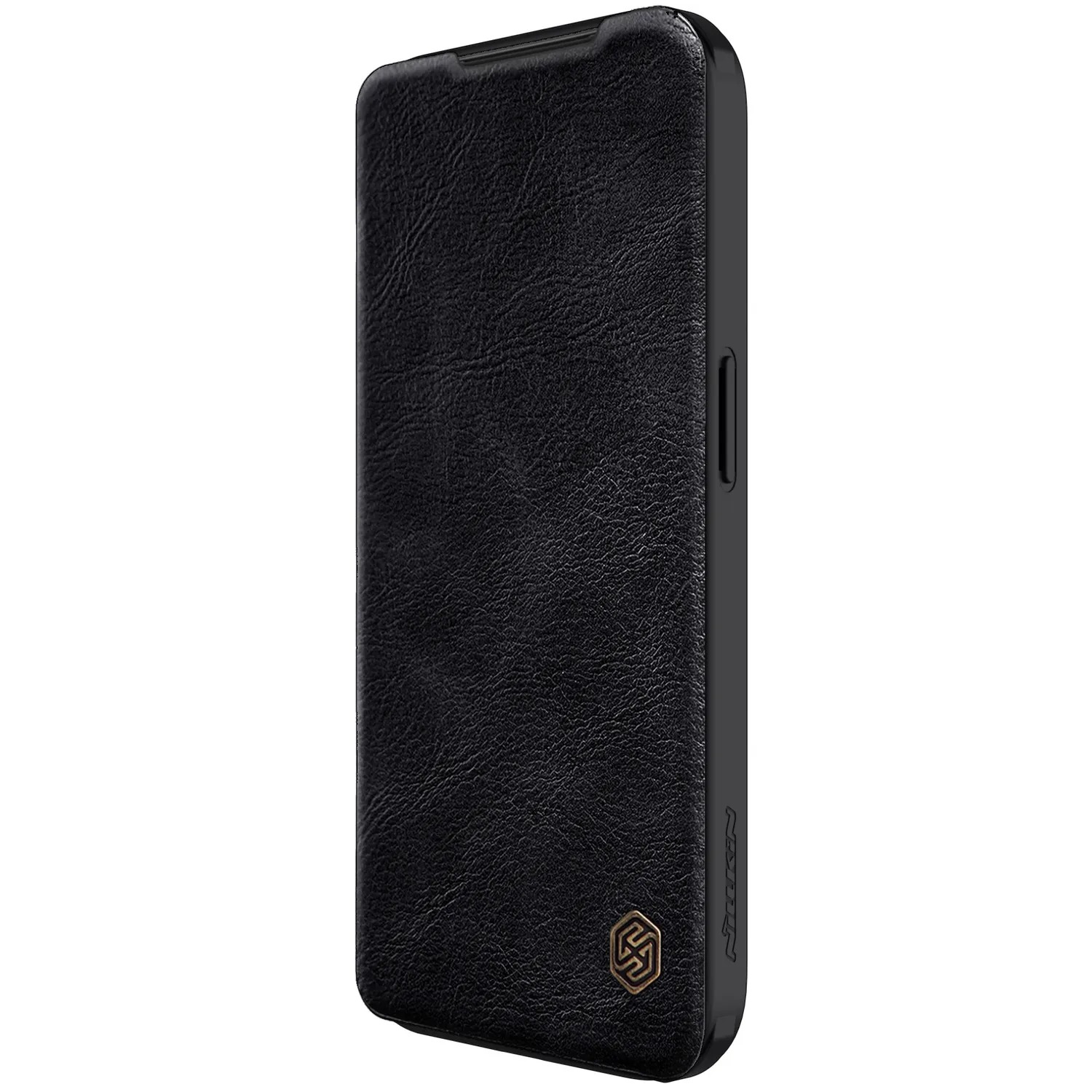 CASE NILLKIN QIN LEATHER BLACK - IPHONE 15 PRO MAX - 4