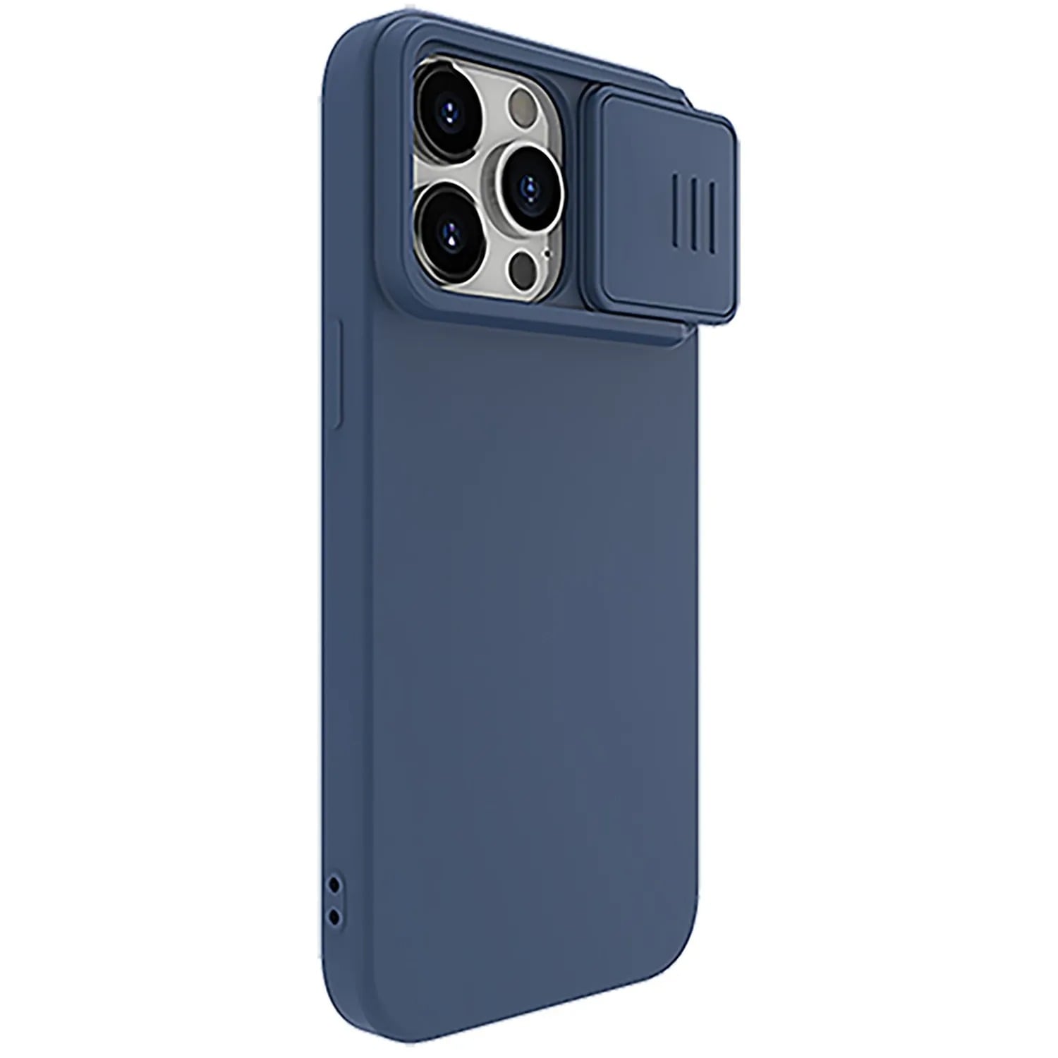 CASE NILLKIN SILICONE BLUE - IPHONE 15 PRO MAX (MAGSAFE) - 2