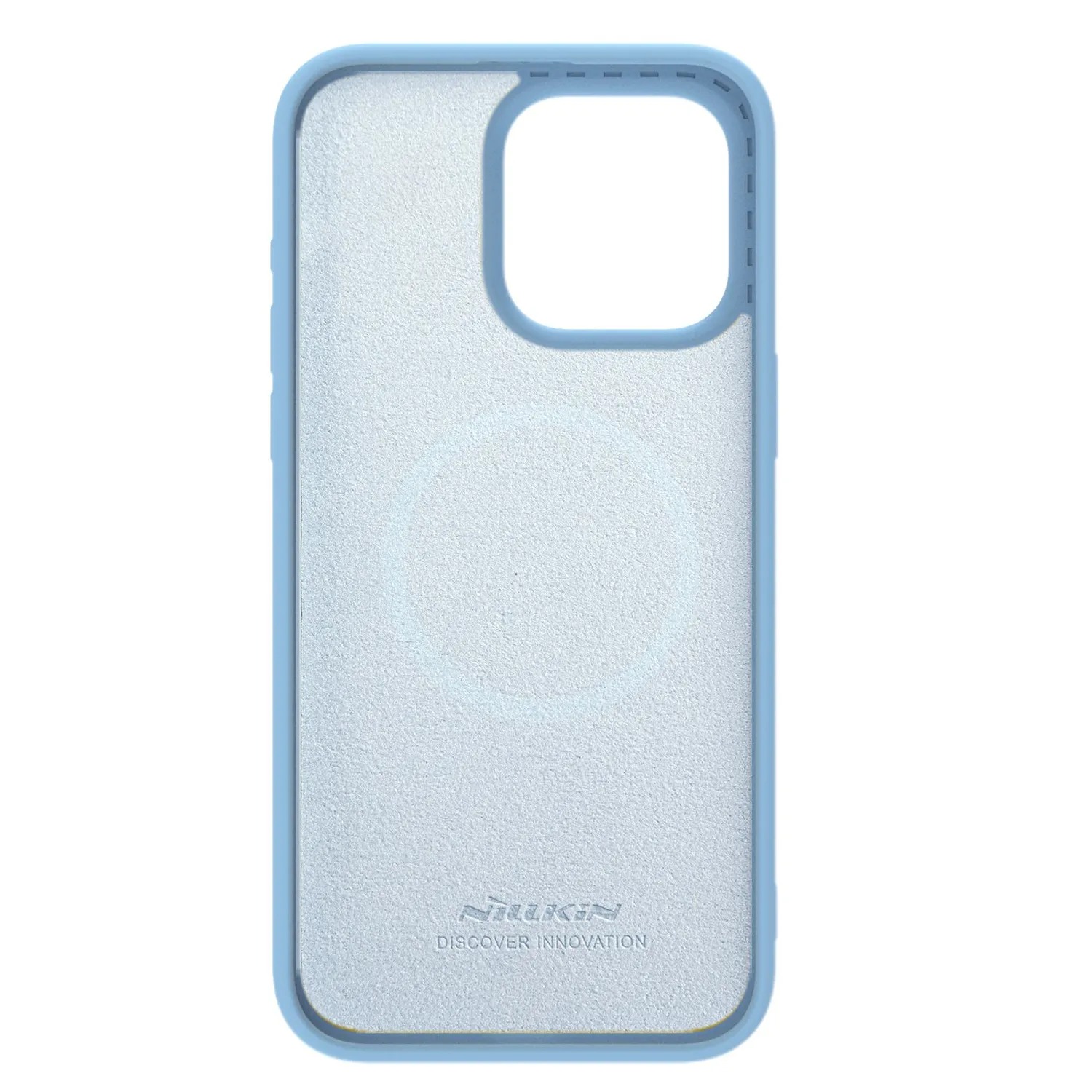 CASE NILLKIN SILICONE BLUE - IPHONE 15 PRO MAX (MAGSAFE) - 3
