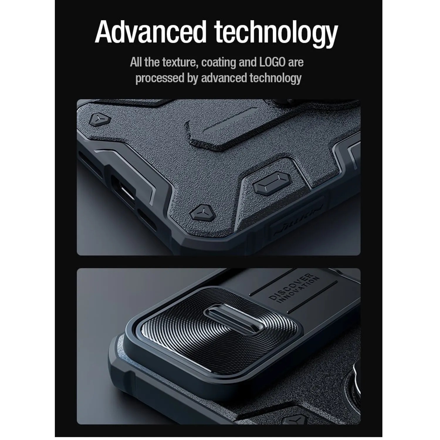 CASE NILLKIN ARMOR BLACK - IPHONE 15 PRO MAX - 6