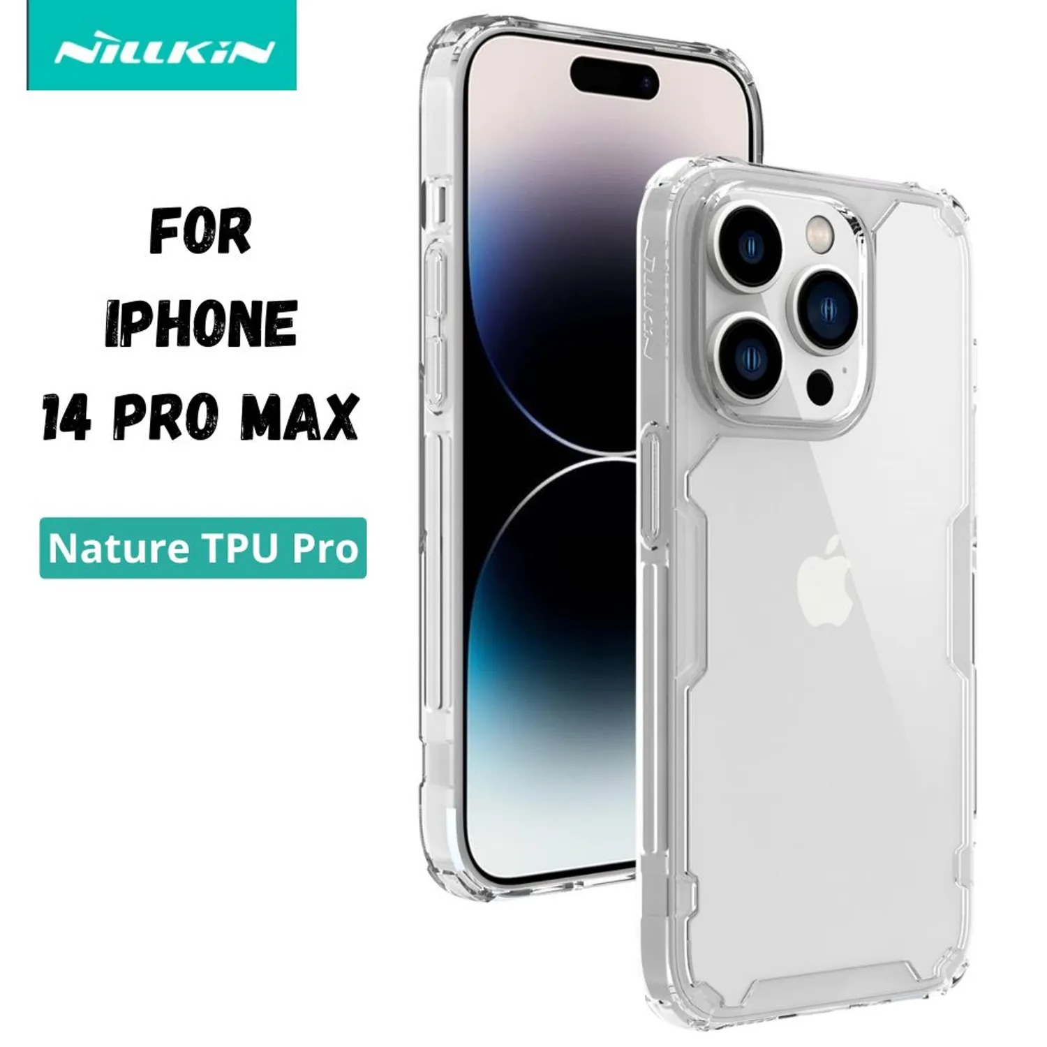 CASE NILLKIN NATURE CLEAR - IPHONE 14 PRO MAX - 1