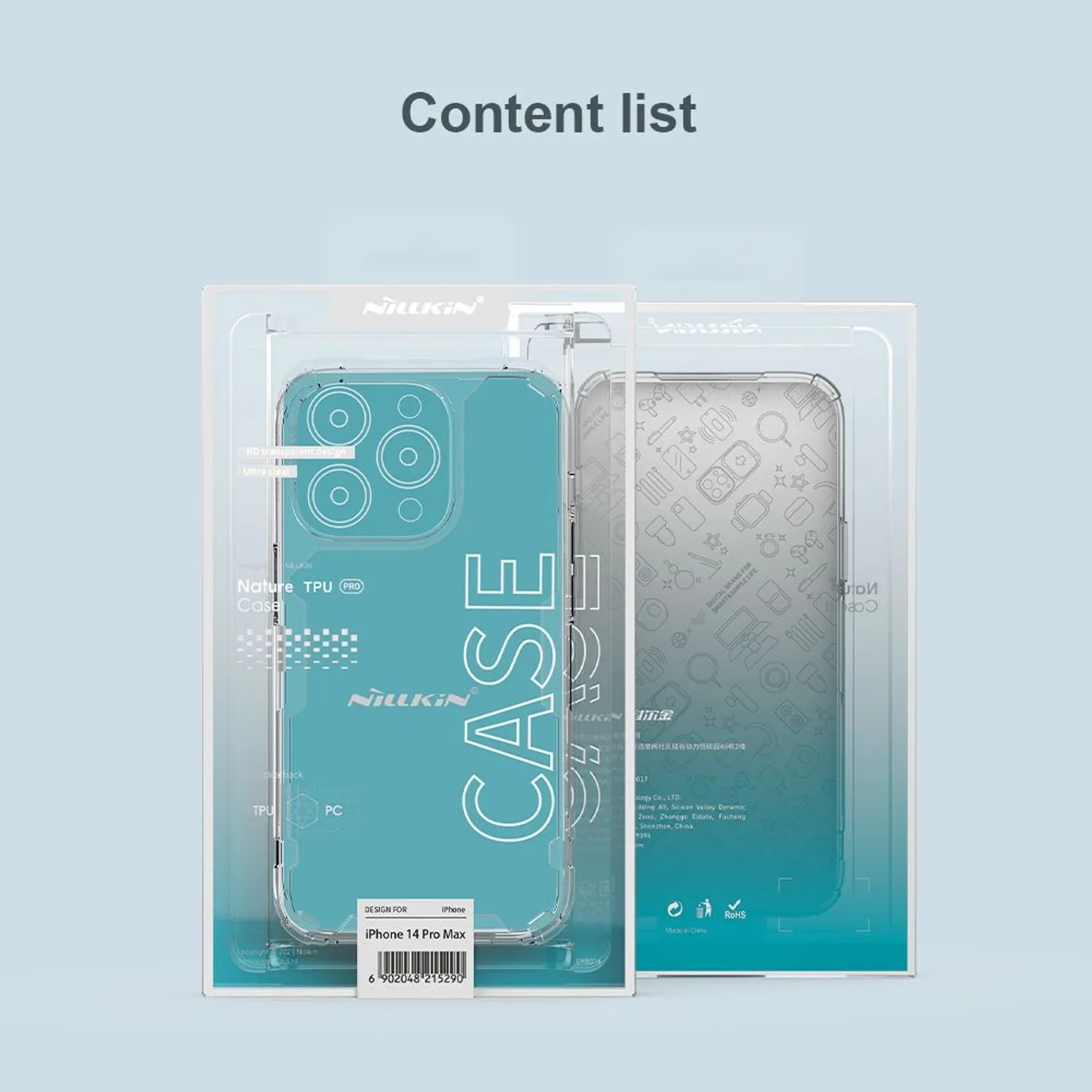 CASE NILLKIN NATURE CLEAR - IPHONE 14 PRO MAX - 8