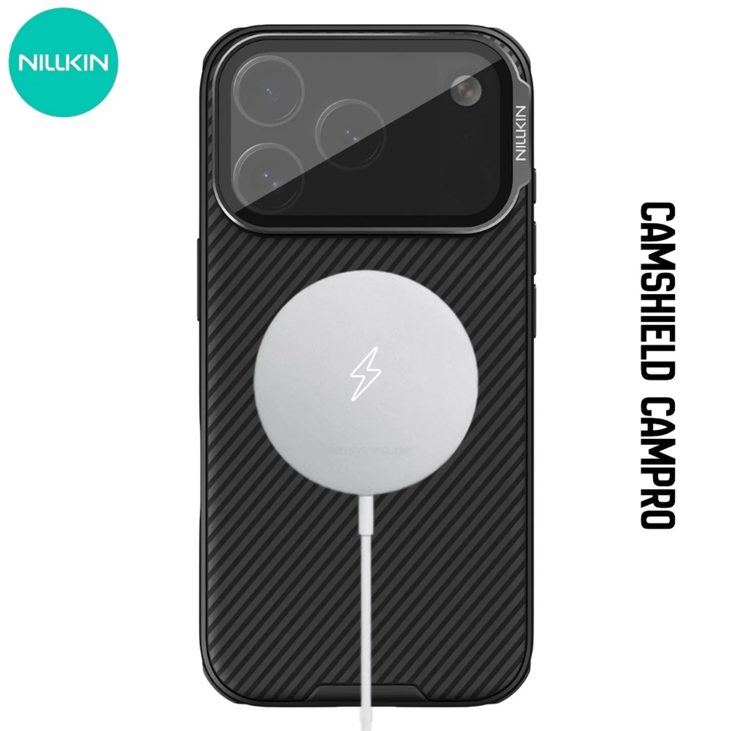 CASE NILLKIN CAMSHIELD CAMPRO - IPHONE 17 PRO MAX (MAGSAFE) - LENTE OSCURA - 1