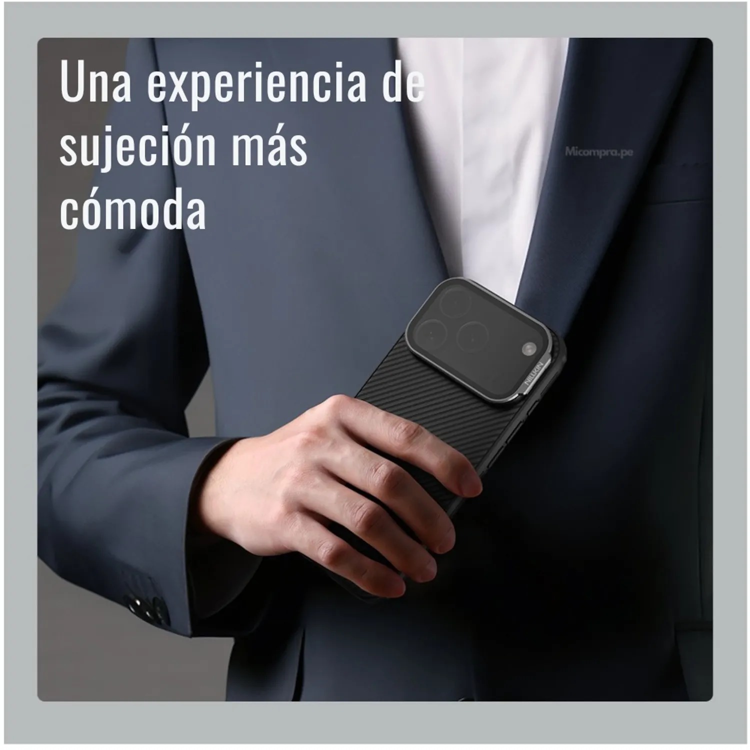 CASE NILLKIN CAMSHIELD CAMPRO - IPHONE 17 PRO MAX (MAGSAFE) - LENTE OSCURA - 7