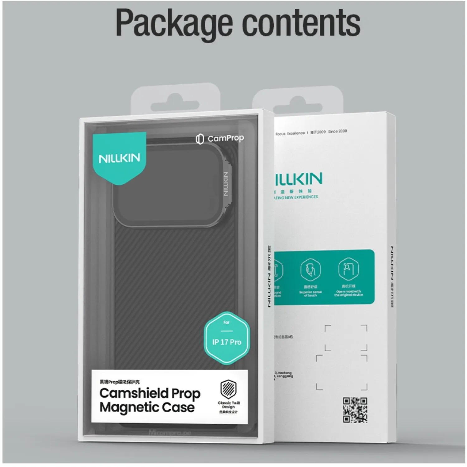 CASE NILLKIN CAMSHIELD CAMPRO - IPHONE 17 PRO MAX (MAGSAFE) - LENTE OSCURA - 8