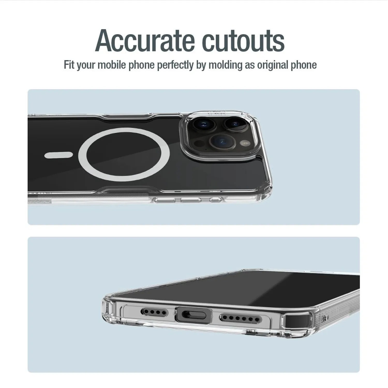 CASE NILLKIN NATURE CLEAR - IPHONE 15 PRO MAX (MAGSAFE) - 6