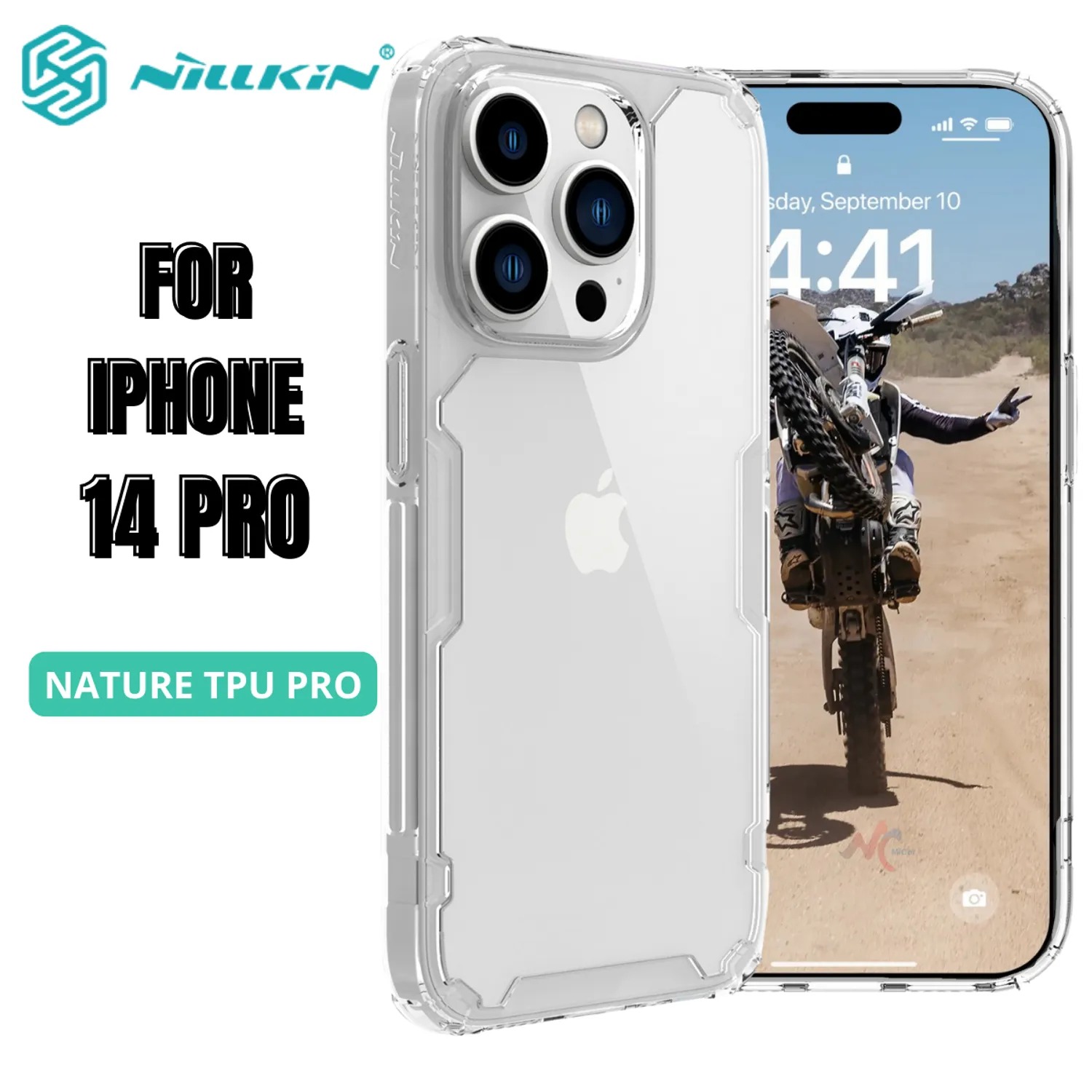 CASE NILLKIN NATURE CLEAR - IPHONE 14 PRO - 1