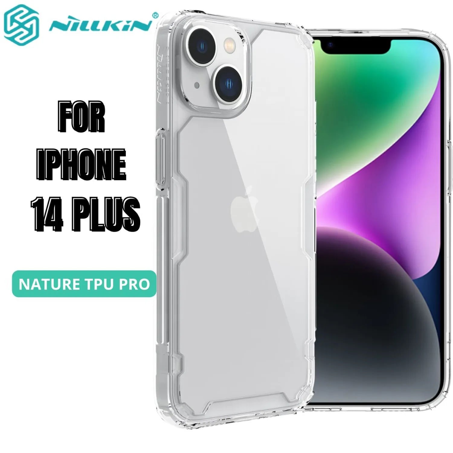 CASE NILLKIN NATURE CLEAR - IPHONE 14 PLUS - 1