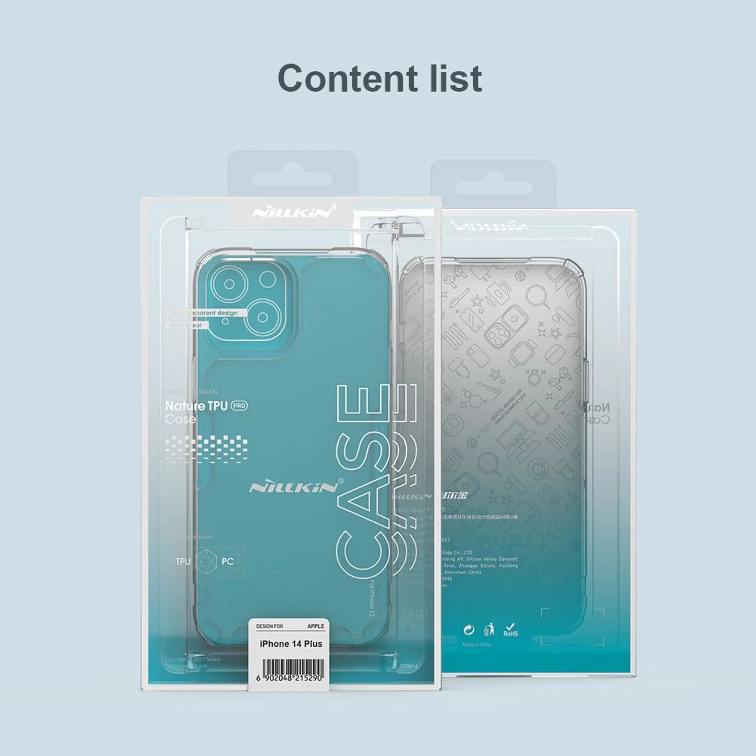 CASE NILLKIN NATURE CLEAR - IPHONE 14 PLUS - 8