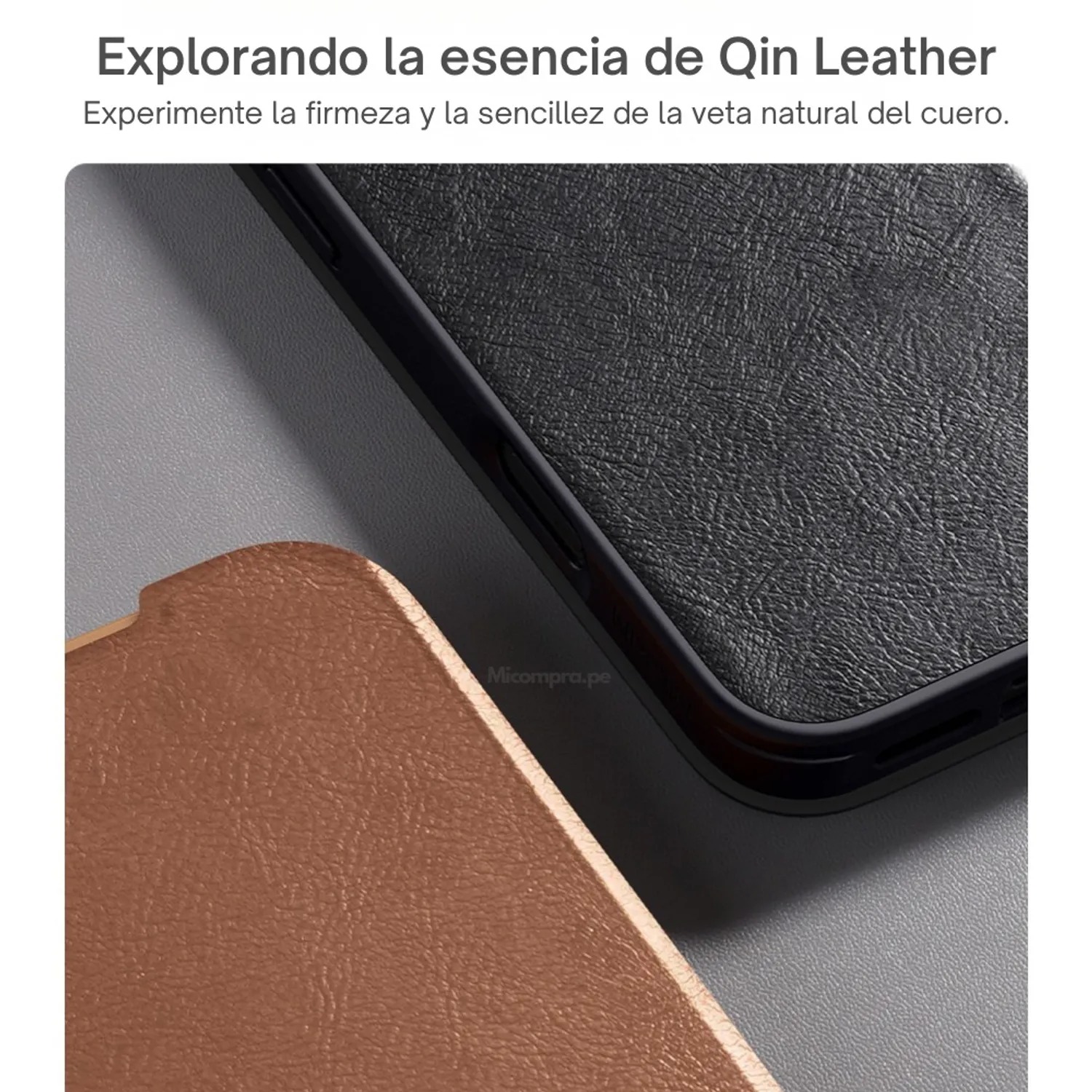CASE NILLKIN QIN PRO LEATHER - IPHONE 17 PRO MAX - NEGRO - 7