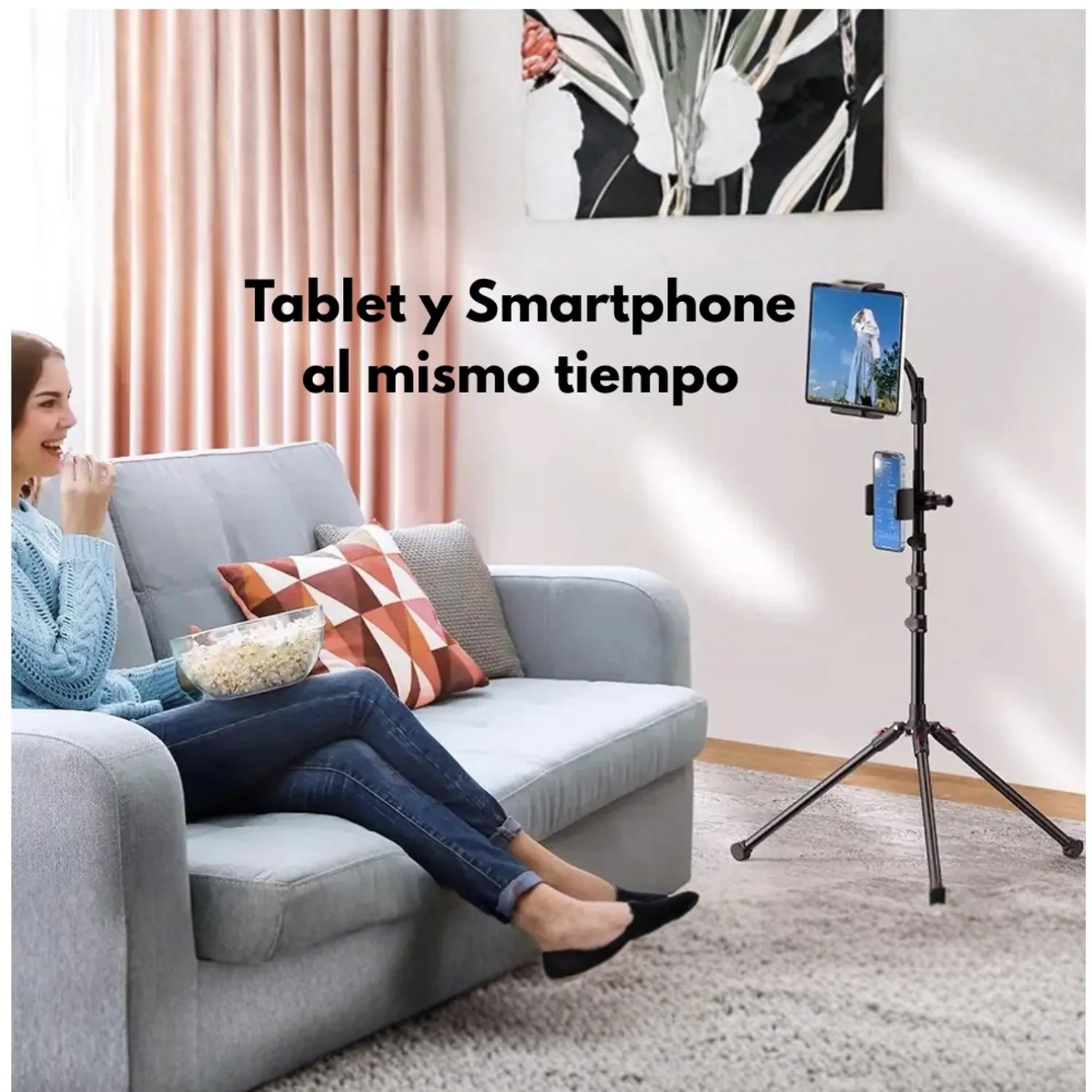 TRÍPODE UGREEN 2 EN 1 LP585 PARA TABLET Y SMARTPHONE - 3