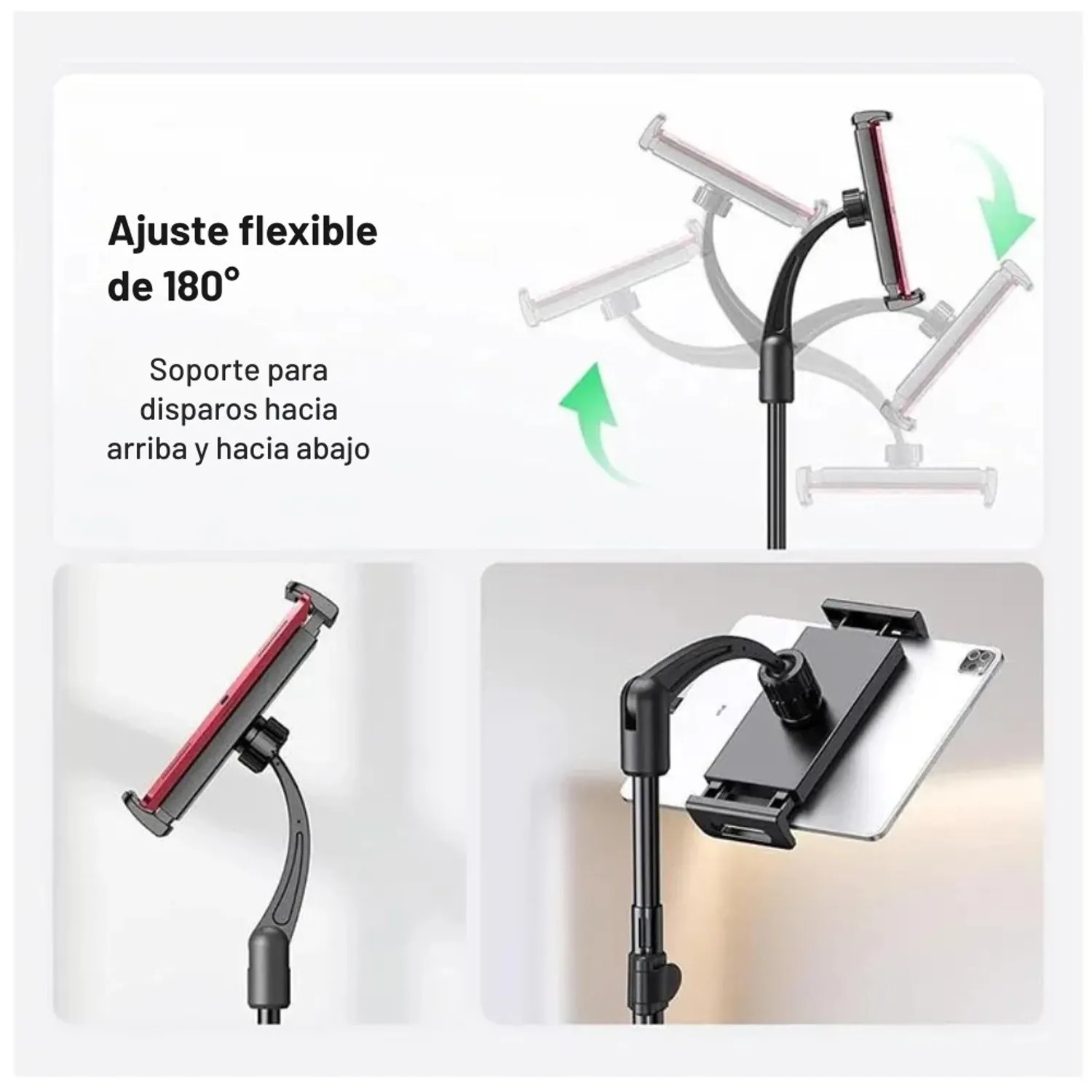 TRÍPODE UGREEN 2 EN 1 LP585 PARA TABLET Y SMARTPHONE - 6