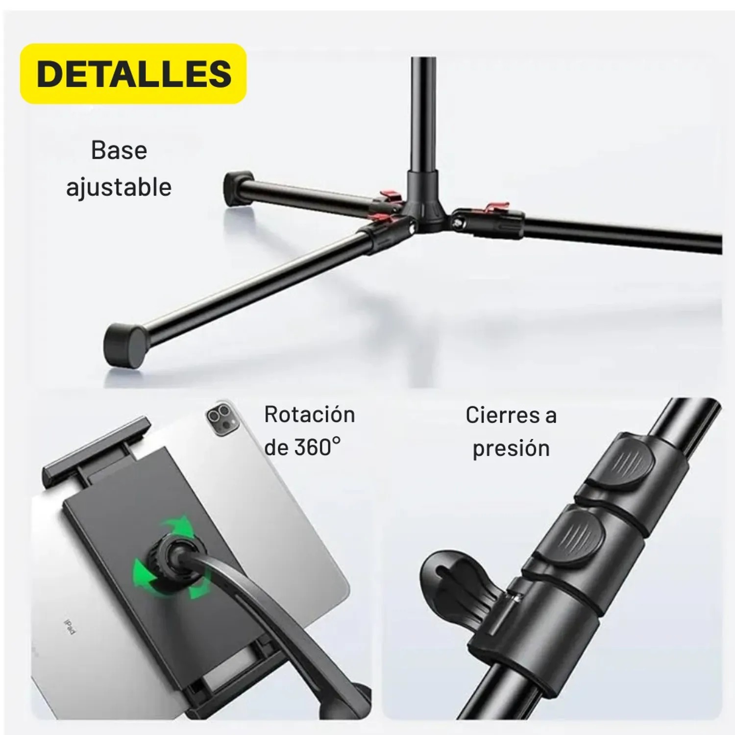 TRÍPODE UGREEN 2 EN 1 LP585 PARA TABLET Y SMARTPHONE - 7