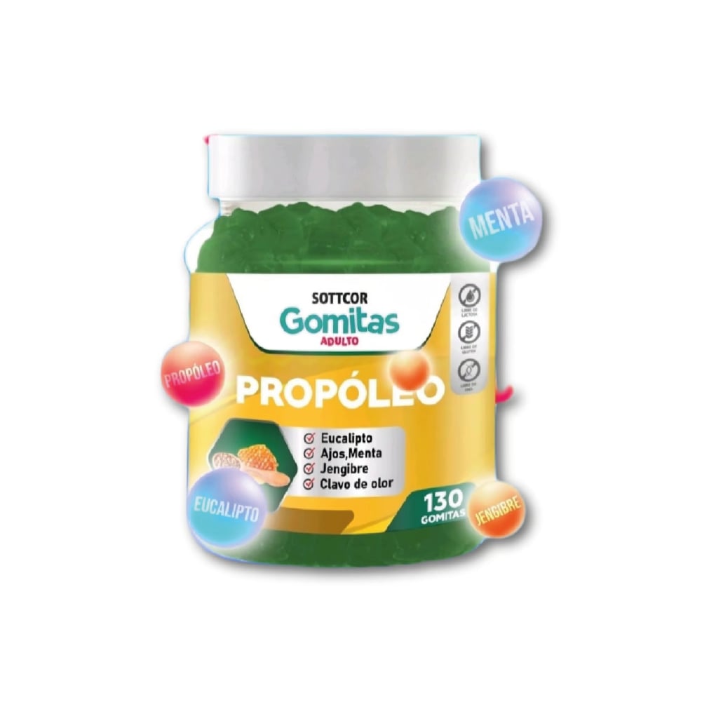 GOMITA DE PROPÓLEO PARA ADULTOS (130 UNIDADES) - 1