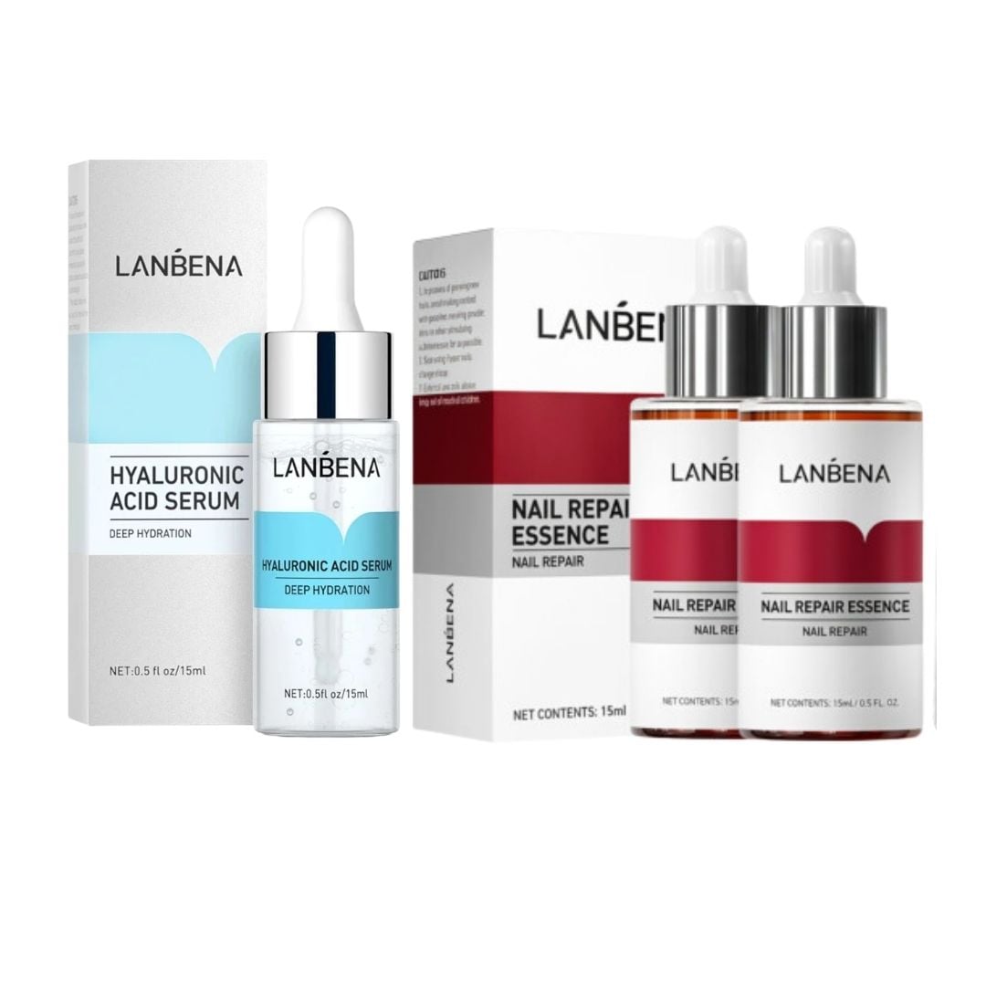 TRIO LANBENA ACIDO HIALURONICO + REPARACIÓN DE UÑAS - 1
