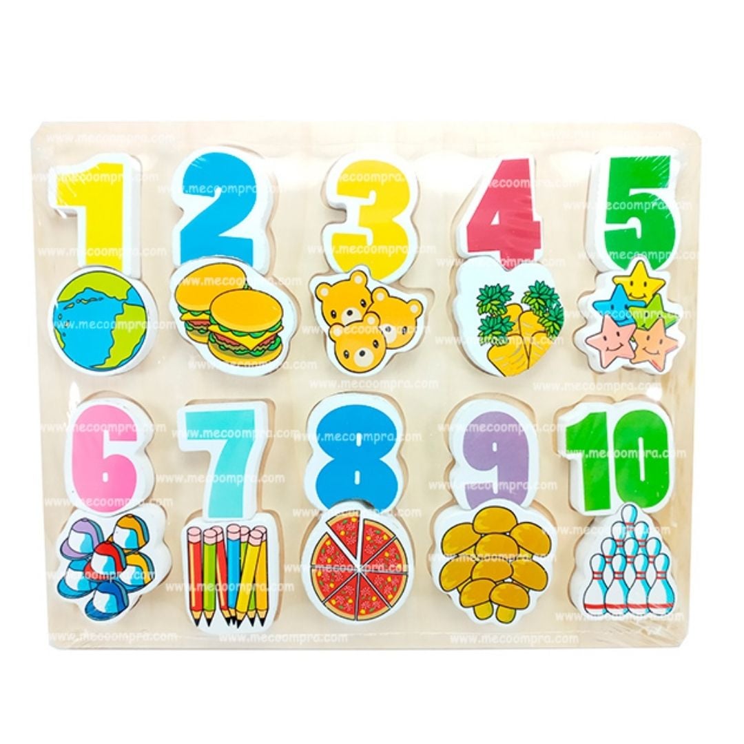 ROMPECABEZA DE NUMEROS CON FIGURAS - 2