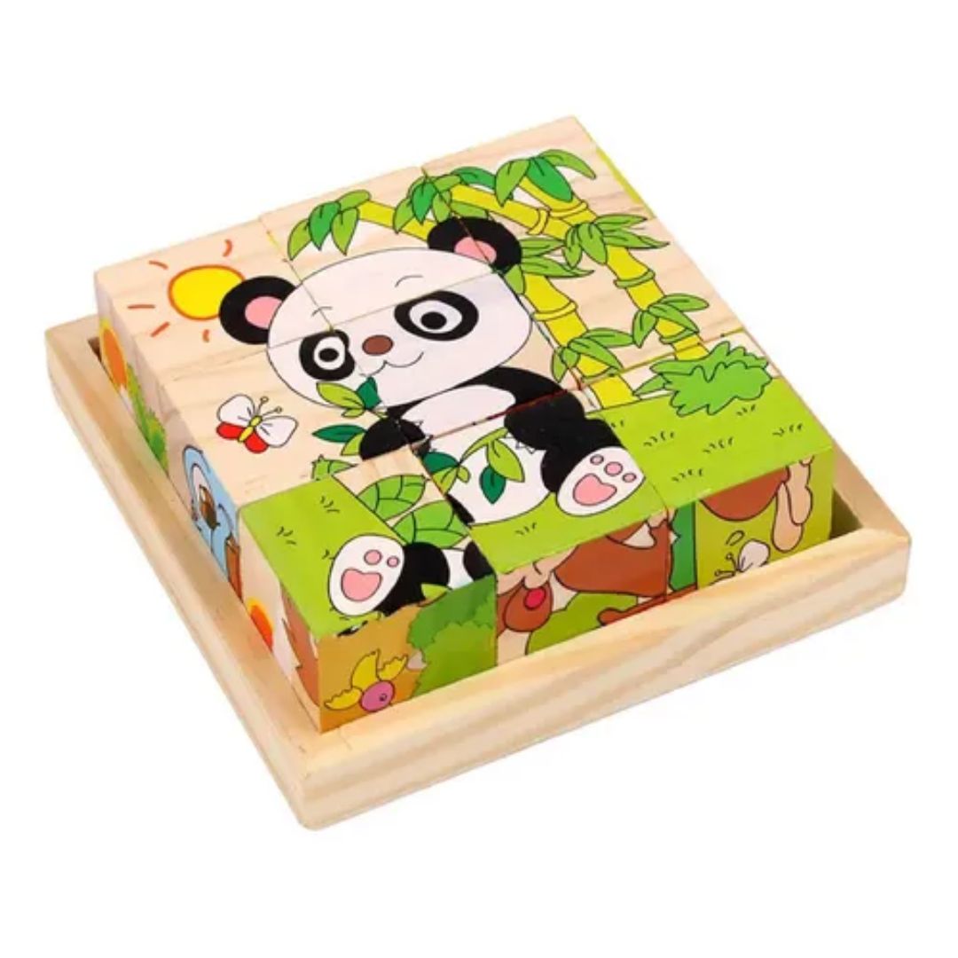 CUBOS ARMABLES DE ANIMALES 6 CARAS - 3