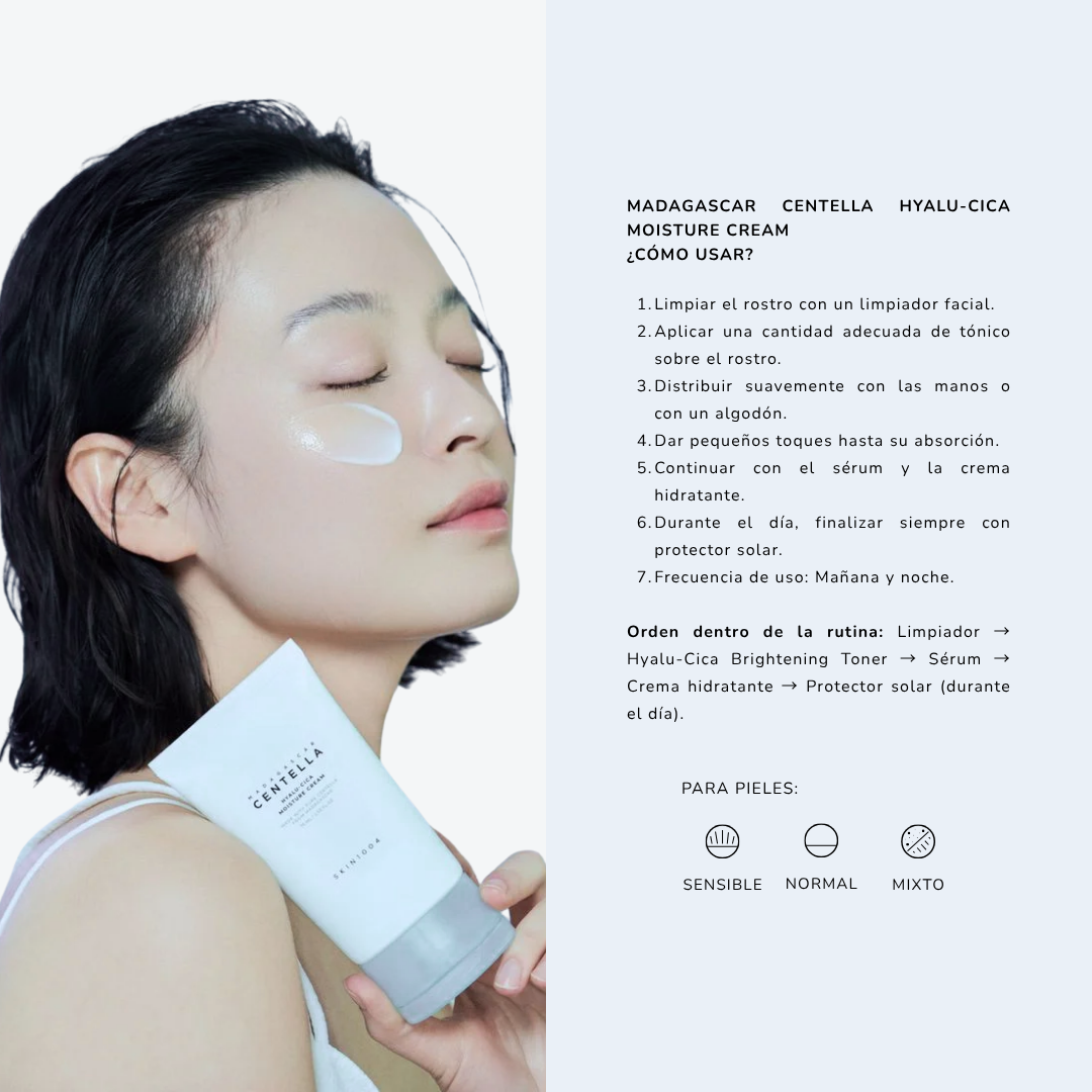 MADAGASCAR CENTELLA HYALU-CICA WATER FIT SUN SERUM + MOISTURE CREAM FULL SIZE - 5