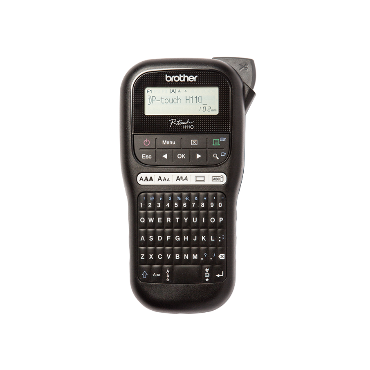 ROTULADORA PORTÁTIL BROTHER PTH110BK - 1